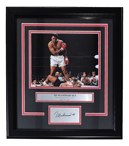 Muhammad ali framed 8x10 - framed, sonny