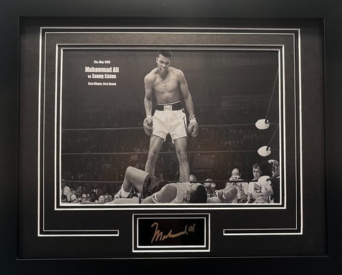 Framed muhammad ali laser - muhammad,